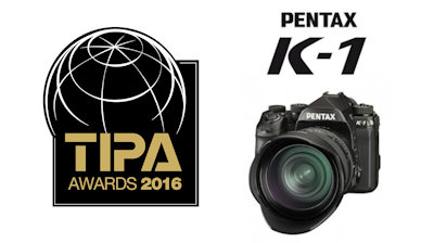 Pentax K-1 premiata ai Tipa 2016